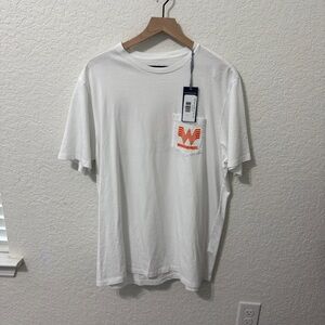 NWT Vineyard Vines Whataburger White Tee with Orange Logo